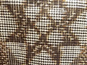 アンティーク　抽象模様織り出し本場泥大島紬着物